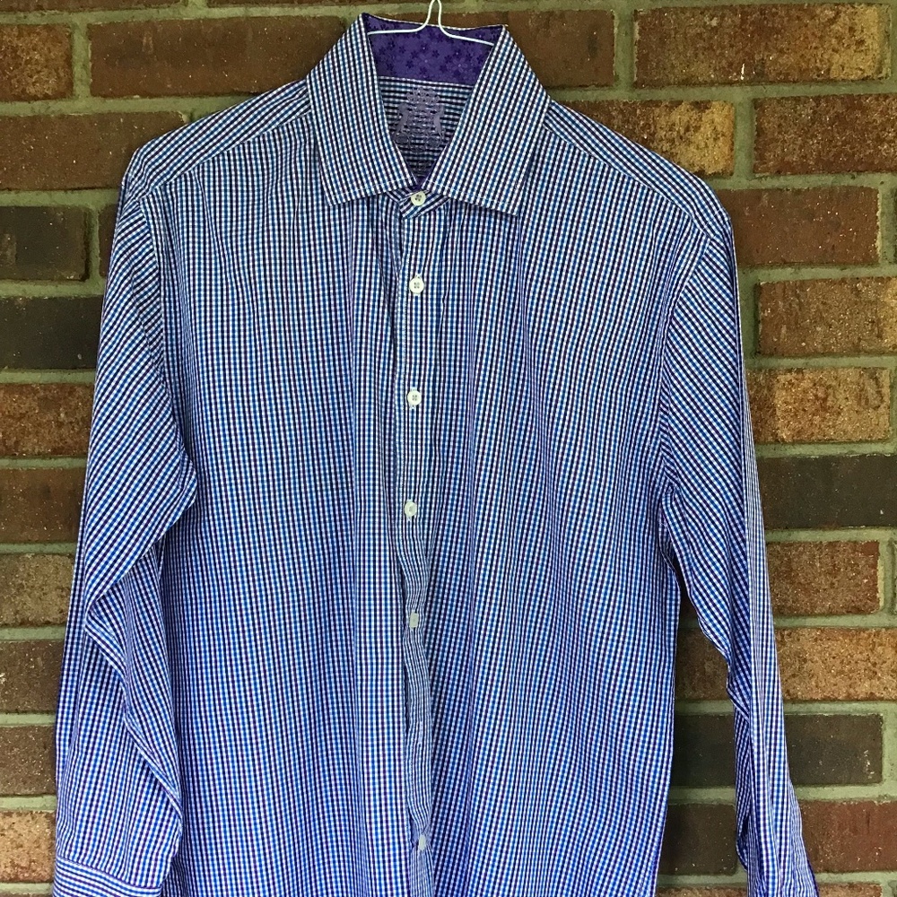 English Laundry Designer Brand Long Sleeve Sylish Shirt in L (15 X 32/33)